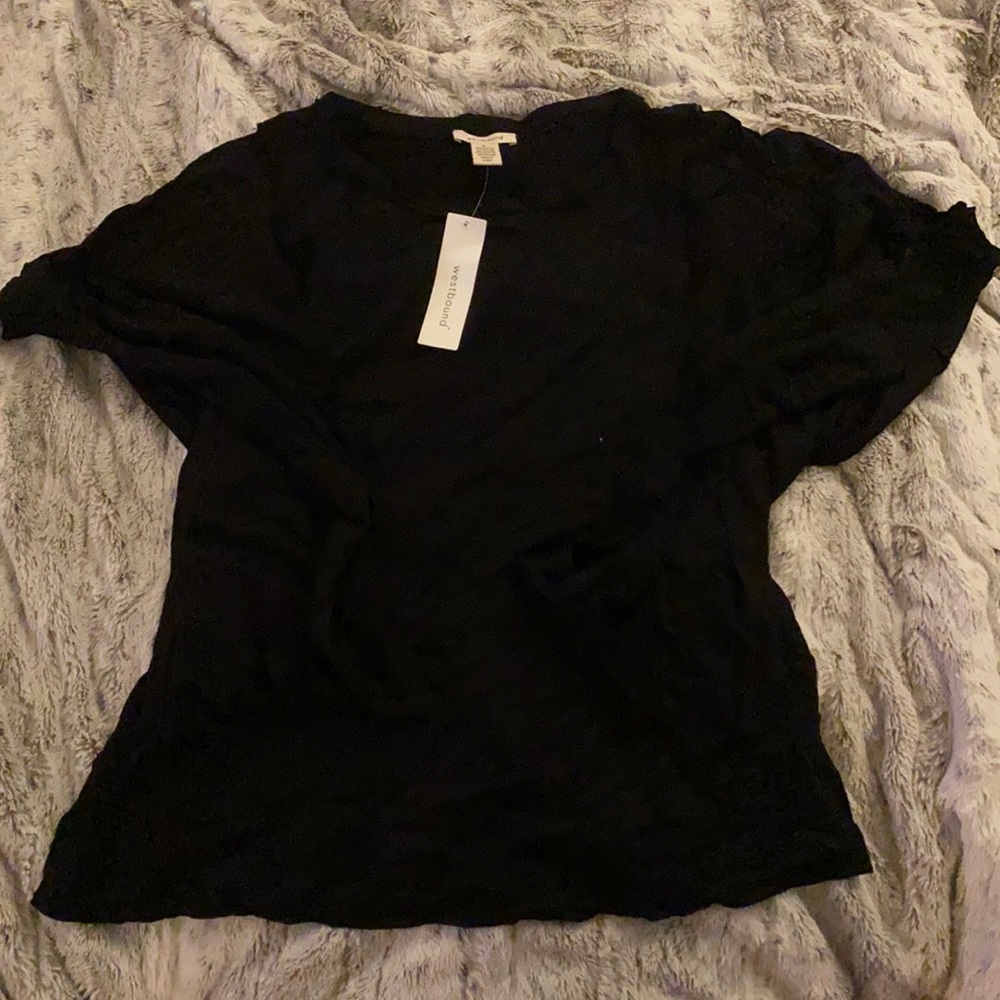 Westbound black top with flare